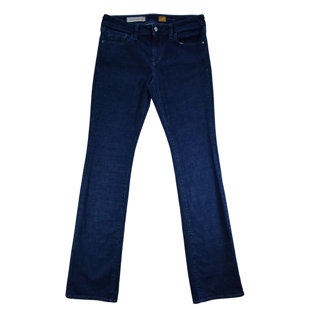 Pilcro and the Letterpress Stet Slim Bootcut Jeans Dark Wash Indigo Size 28